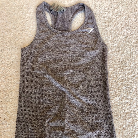 Gymshark Tops - Gymshark Vital Seamless Vest - Purple Wash Marl